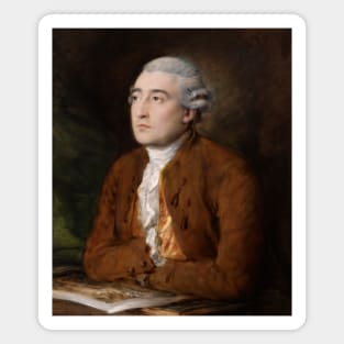 Philippe Jacques de Loutherbourg by Thomas Gainsborough Magnet